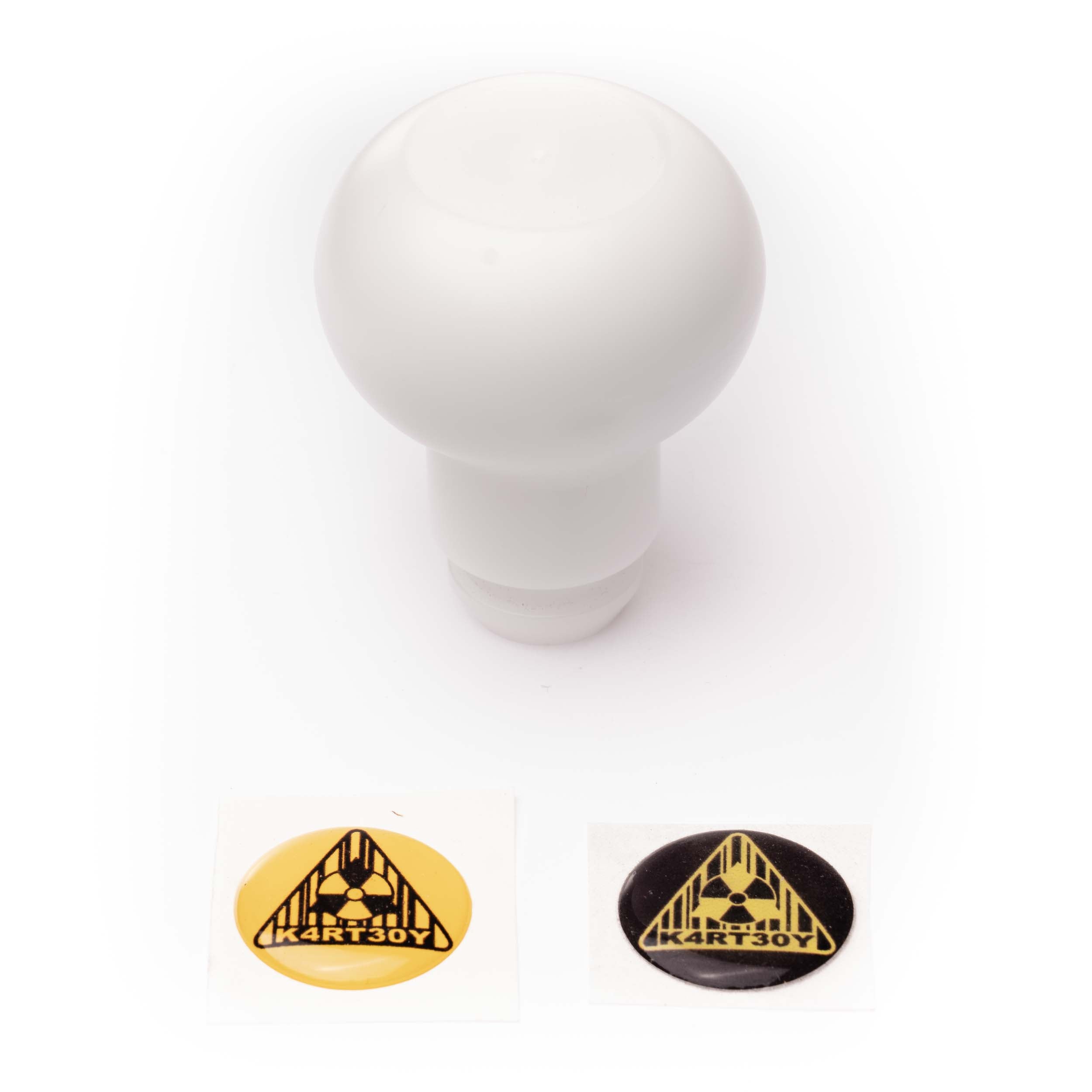 Knuckleball Shift Knob, White Delrin | Subaru 5spd – Kartboy