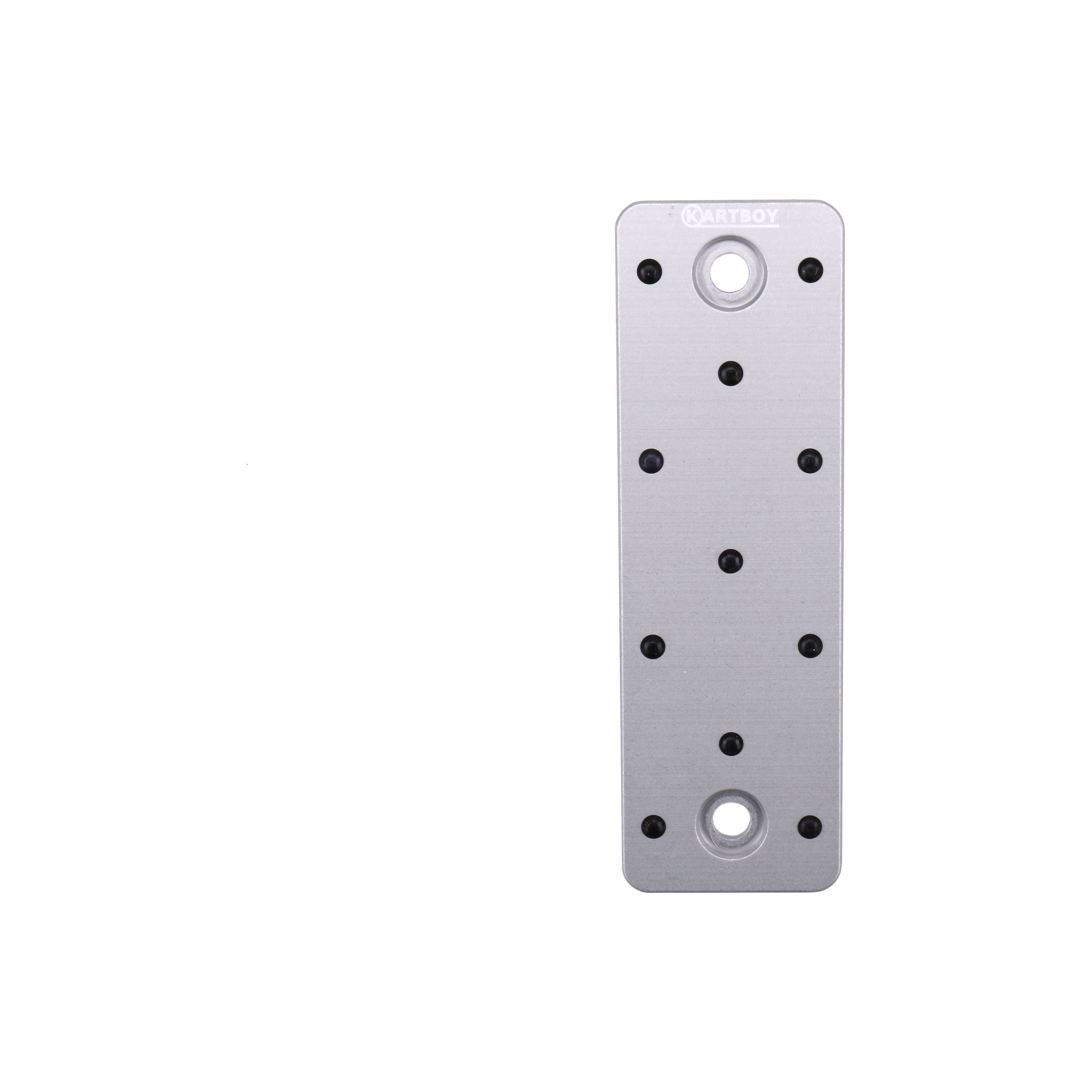 Kartboy Dead Pedal - Silver