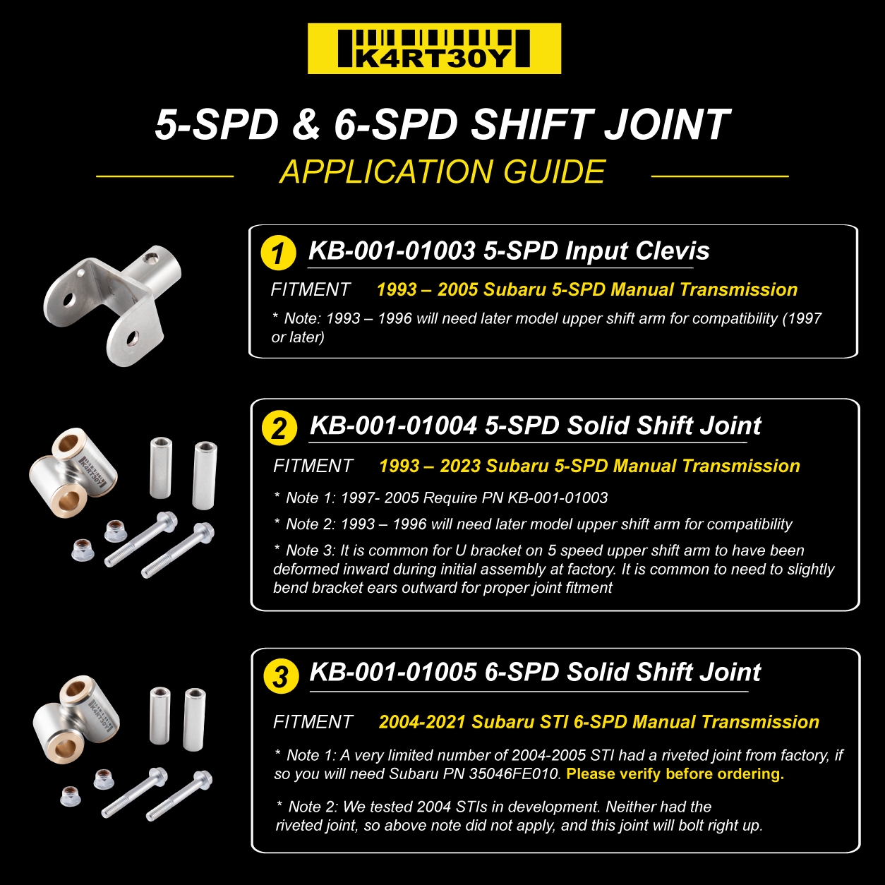 Shift Input Clevis | Subaru - 5 Speed (1993-2005)