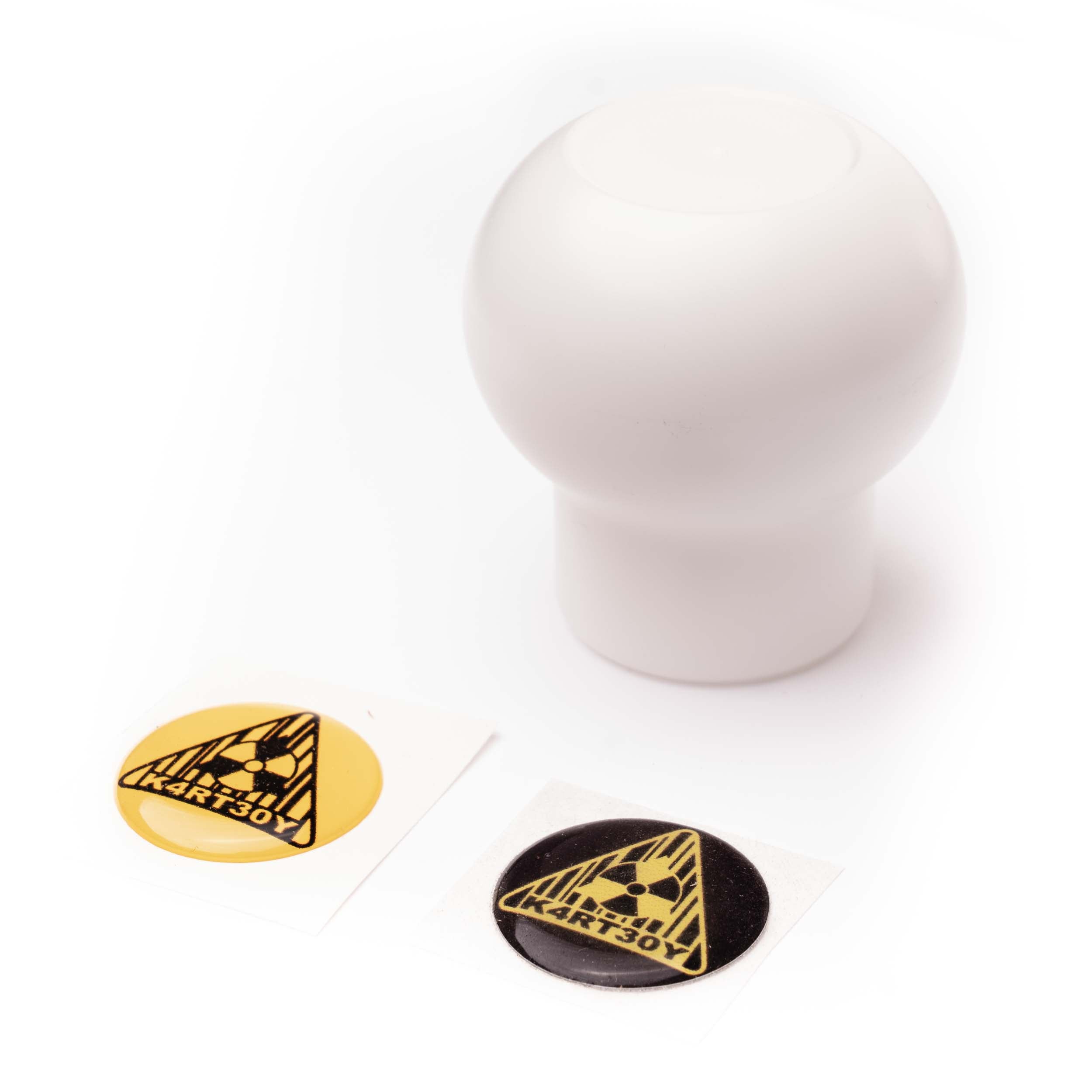 Knuckleball Shift Knob, White Delrin | Subaru 6spd – Kartboy