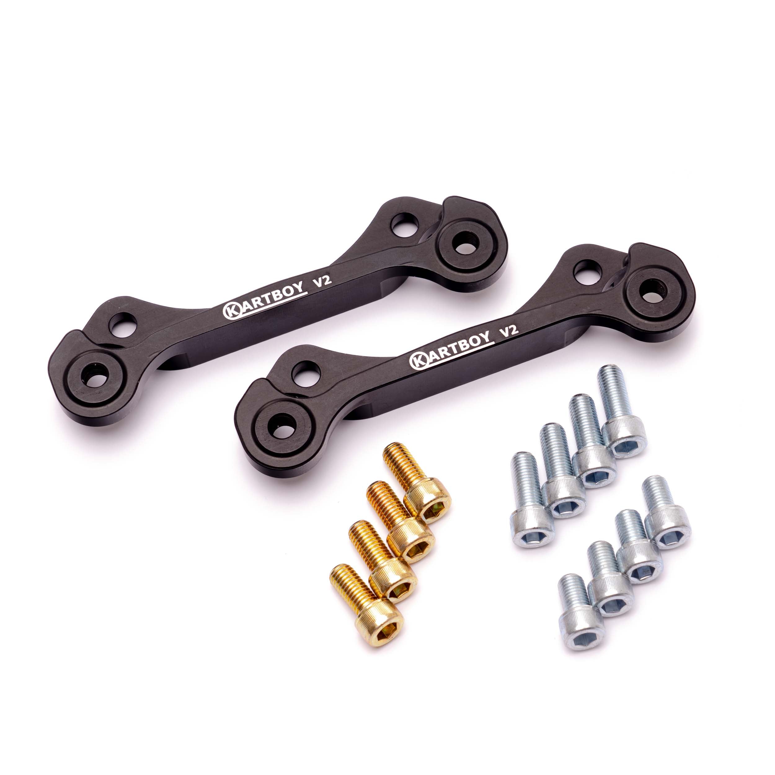 Big Brake Adapters V2, 2 Pot, Rear | Subaru Impreza (98-07), WRX (02-05), Legacy (00-09), Forester (00-08)