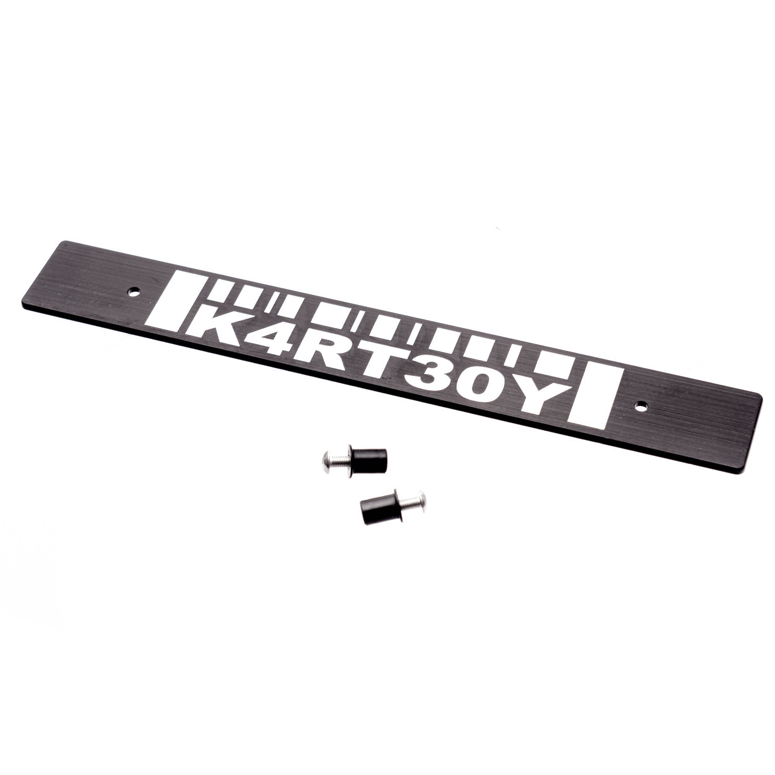 License Plate Delete - Black Barcode