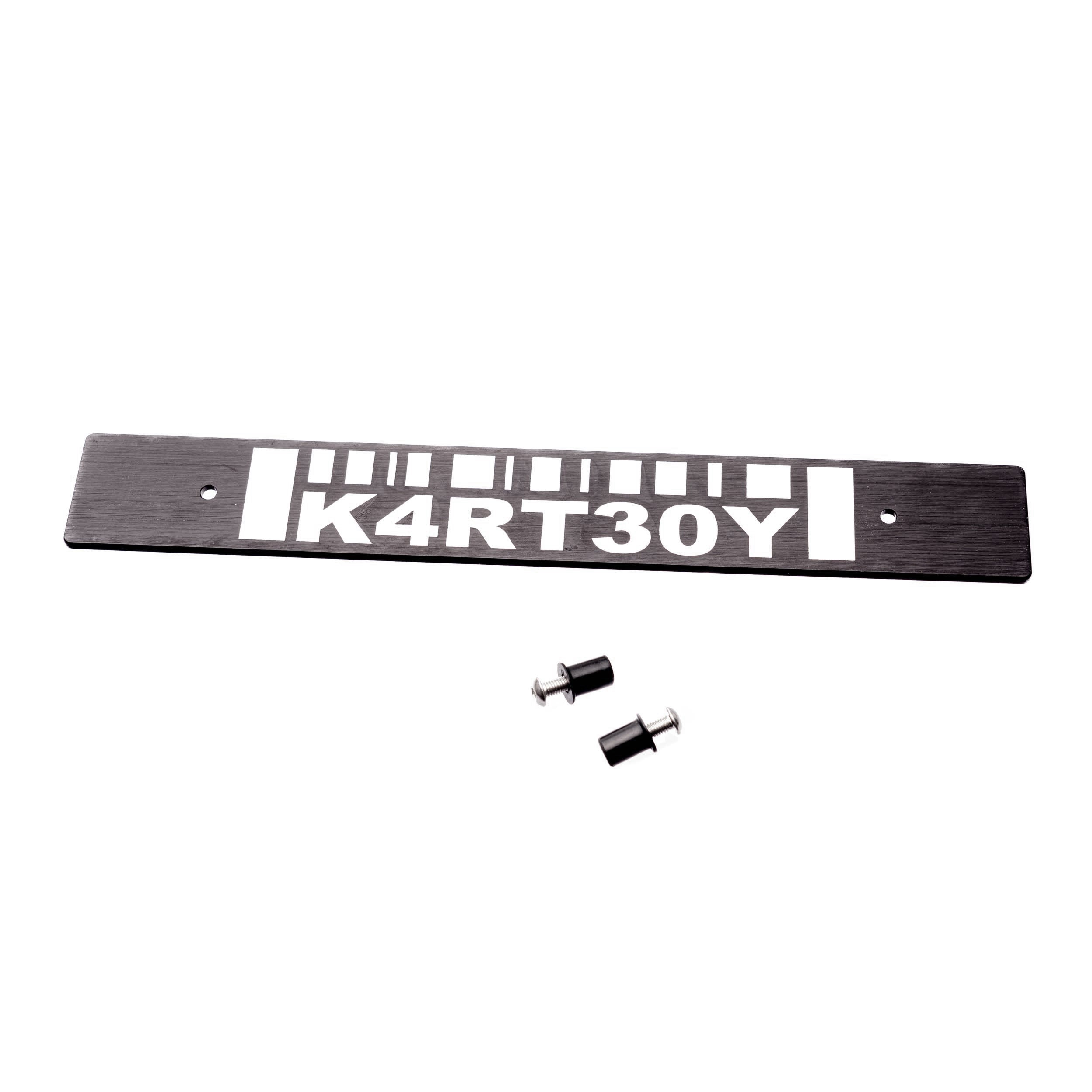 License Plate Delete - Black Barcode