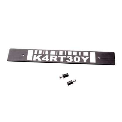 License Plate Delete - Black Barcode