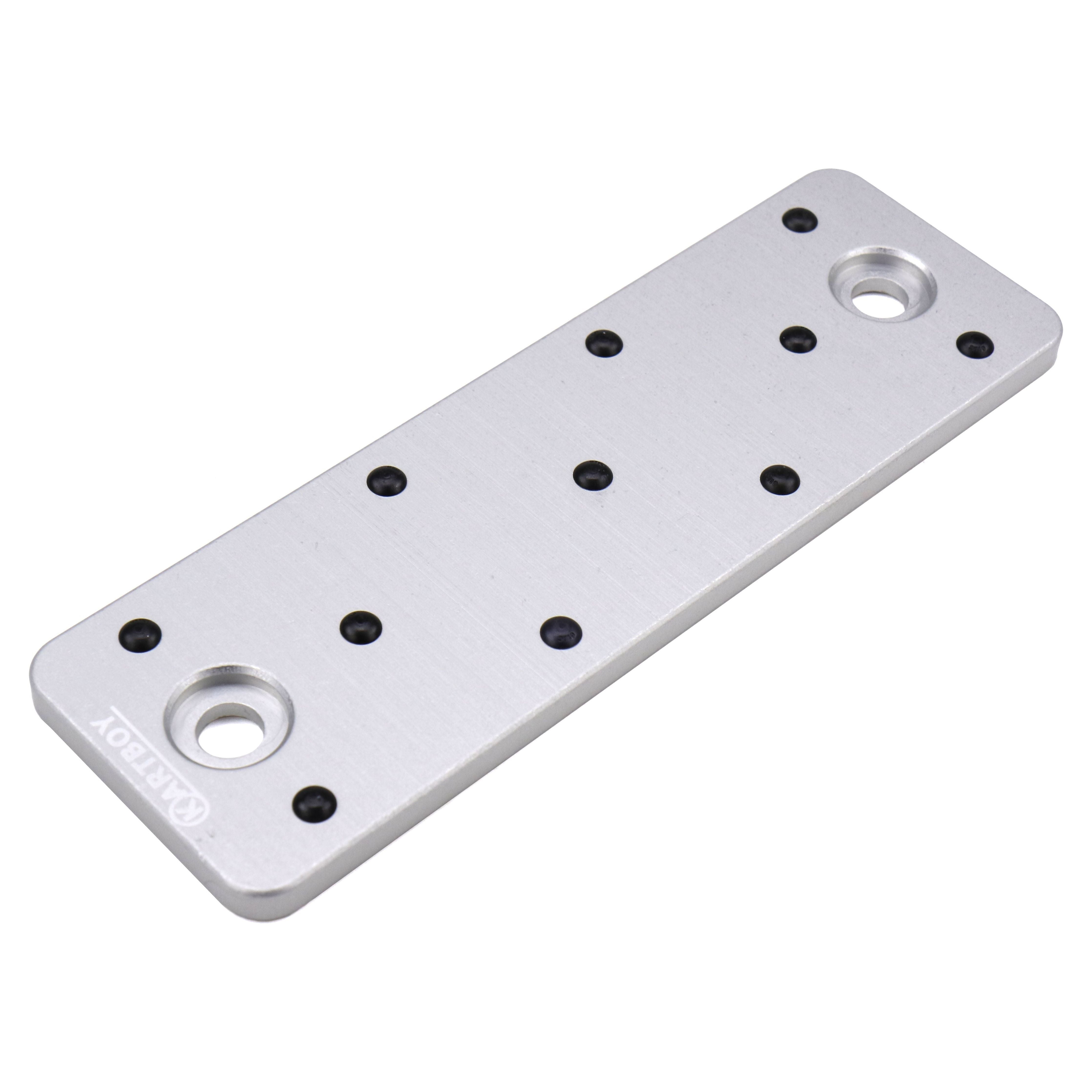 Kartboy Dead Pedal - Silver