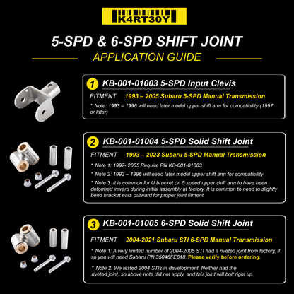 Shift Input Clevis | Subaru - 5 Speed (1993-2005)
