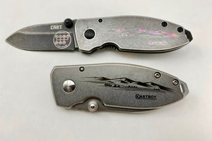 CRKT Squid Knife Engraved